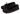 A pair of Women’s Naomi Faux Fur Moccasin Slippers by TheFrugaling.Shop, black with fur lining and decorative bows on top, shown on a white background.