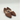 The Women’s Julie Ballet Flats by A New Day are shown on a white background, featuring brown suede in a d’Orsay silhouette with a pointed toe, open side, and cushioned insoles for added comfort.