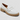 A New Day’s Women’s Archie Loafer Flats feature a white faux leather upper with a classic penny slot detail, set on a chunky light brown sole with a low heel. Designed for all-day comfort, these loafers include memory foam insoles.