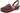 The Kenneth Cole Reaction Women’s Fine Glass Wedge Sandal is a stylish women’s brown open-toe wedge sandal featuring a closed front, open heel, and slingback strap. It showcases matching brown material on the sole and heel with visible stitching along the upper edge.