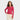 Girls' Long Sleeve V-Neck Cinch T-Shirt - Art Class™ Red