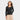 Girls' Long Sleeve Button-Down Henley T-Shirt - Art Class™ Black