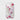 The Heyday Multicolor Floral case for iPhone 15 features pressed pink, red, and yellow flowers on a transparent MagSafe-compatible design with a central ring, shown on a white background.