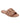 Introducing the Bandolino Women’s Vistan3 Criss-Cross Faux Leather Slide Sandals in Medium Natural, size 6.5 M. These tan-colored slides by Bandolino showcase wide, padded criss-cross straps and an open toe design. Crafted with a flat sole and cushioned footbed for enhanced comfort, they feature visible stitching around the edge for added style.