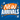 A digital graphic with the words 'NEW ARRIVALS' in white lettering over an orange paint stroke on a blue background, decorated with white stars and orange and white accent lines.