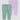 The Carter's Just One You® Baby Girls' 2pk Pull-on Pants set includes two pairs: one solid pink and one purple, both displayed flat on a light gray background.
