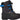 Introducing the Columbia Children’s Bugaboot Celsius Waterproof Winter Boots in Shark/Indigo. These black winter boots from Columbia feature a rugged sole, blue accents, and a thick insulated upper with 400g insulation for exceptional warmth. Designed to keep feet comfortable in harsh conditions, they include black laces, a heel pull loop, and Omni-Heat thermal-reflective technology for added warmth and protection.