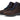 A pair of Columbia Men’s Landroamer Explorer Waterproof Hiking Boots in Espresso ll/Warp Red, featuring full-grain leather construction, blue laces, black padded collars, and gray rubber soles for all-terrain stability, displayed on a white background.