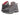A pair of Columbia Women’s Crestwood Mid Waterproof boots in Graphite/Daredevil, featuring gray Omni-Tech waterproof construction with black soles, light gray accents, red interior lining, and red-striped laces. One boot faces forward while the other is angled to display the side and heel. Designed by Columbia for all-terrain traction, these mid-height hiking boots combine stylish details with rugged performance.