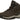 A Columbia Women’s Newton Ridge Plus Waterproof Boot in cordovan and crown jewel, featuring black laces threaded through metal eyelets, a cushioned collar, and a thick, textured black-and-beige sole for all-terrain traction, displayed from the side.