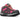 A single Columbia Youth Redmond Waterproof Snow Boot in Dark Grey/Pink Ice, featuring orange laces, breathable mesh panels, a rugged black sole, and the Columbia logo on the tongue and side is displayed against a white background—making it an ideal waterproof hiking shoe for kids.