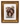 The Unbranded European Style Ornate Gold Picture Frame (6" x 8") stands upright on a plain background, featuring gold and red detailing with a removable mat and blank brown insert for your photo.