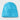 The Art Class™ Girls' Ribbed Solid Beanie in bright blue, featuring a folded brim and soft knit texture, is displayed flat on a white background.