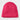 The Girls' Ribbed Solid Beanie - Art Class™ Pink by Art Class features a bright pink color, folded brim, and recycled polyester construction, shown on a plain white background.