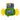 A green and yellow HERSHEY’S Jolly Rancher Plush Crinkle Dog Toy, shaped like a classic Jolly Rancher candy with “Jolly Rancher” printed on it. This squeaky toy offers extra fun for your pup, and the packaging in the background features fruit images and reads “Jolly Rancher Dog Toy.”.