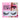 Close-up of Halloween eyelash packaging labeled Prankster by KISS Products Inc. Features voluminous lashes and a model’s eye with bold pink eye makeup and a vertical black line, perfectly completing the clown-inspired look for dramatic lashes this Halloween.