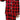 A young child with blond hair is standing barefoot against a white background, wearing the Schbbbta Kids’ Christmas Red Plaid Satin Pajama Set – a long sleeve, button-down style with white piping.