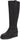 A single MUK LUKS Women’s Sloane Tall Wedge Boot in black, size 8.5, featuring a smooth faux-leather finish, minimal stitching detail, knee-high design with a rounded toe, wedge heel, and pull tab at the top for a sleek and timeless look.