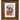 An unbranded Natural Wood Picture Frame 6" x 8" with a removable white mat stands upright on a white background, displaying its empty brown insert, ready for your photo. For wall or table use.