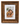 An unbranded Natural Wood Picture Frame 6" x 8" with a removable white mat stands upright on a white background, displaying its empty brown insert, ready for your photo. For wall or table use.