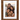 The Unbranded/Unknown Natural Wood Picture Frame 13" x 18" Wall Frame with removable mat has placeholder paper with repeated black text and logos, and stands upright against a plain white background.