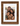 The Unbranded/Unknown Natural Wood Picture Frame 13" x 18" Wall Frame with removable mat has placeholder paper with repeated black text and logos, and stands upright against a plain white background.