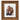 A square wooden picture frame with a white mat, showcasing a family portrait photo insert, set against a clean white background.