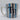 The Logo Brands Tampa Bay Rays 16 oz Brushstroke Stripe Coffee Mug is a white ceramic mug featuring bold blue and beige vertical brushstroke stripes, a prominent TB logo on the front, and subtle LOGOBRANDS/MLB text near the base—making it a stylish piece of MLB merchandise for any fan.