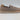 The Revitalign Women’s Mariner Soho Slip-On Sneaker in Nougat, shown here in size 11 B, is a beige knit slip-on with tan suede heel accents, a breathable mesh design, and a white textured sole—displayed in profile against a plain white background.