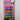 A Taste Beauty Hello Kitty Mini Lip Gloss Set, 6-Piece, displayed on a pink card featuring character designs and assorted colored caps.