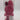 A Professional Quality 5-Piece Hair Brush Styling Set – Pink featuring a paddle brush, roller brush, mirror, cylinder, and hair clip inside a clear cylindrical display case.