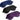 Three Uaszdau Silk Blackout Sleep Eye Masks in black, purple, and navy, each featuring an adjustable black elastic strap, are arranged vertically on a white background. This 3-pack is designed to improve your rest by gently blocking unwanted light for a more restful sleep.