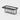 A Brightroom Small Steel Suction Sink Caddy with Rag Holder in matte black, featuring two clear suction cups on the right for wall mounting. The empty sponge holder is rectangular with open sides and a steel wire design, set against a white background.