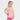 A young girl with light brown hair in a side braid wears the Cat & Jack Toddler Girls' Long Sleeve Horse Graphic T-Shirt in pink, smiling with one hand on her hip against a plain light background.