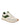 Vince Men’s Edric Lace-Up Sneakers in Horchata/Palm Leaf, featuring white and gray suede with green accents, white laces, and a gum sole, are displayed at a three-quarter angle against a white background.