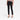 A woman wearing A New Day Women's High-Rise Skinny Ankle Pants in black, a mauve top, and snakeskin-patterned open-toe sandals stands against a plain white background.