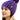 A woman wearing a PAGE ONE Women’s Chunky Cable Knit Pom Pom Beanie in purple, featuring a chunky cable-knit design, a matching pom-pom, and a small brown square logo patch on the ribbed cuff.
