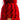 A woman wearing a PAGE ONE Women’s Chunky Cable Knit Pom Pom Beanie in bright red with a matching pom-pom on top.