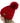 A woman wearing a PAGE ONE Women’s Chunky Cable Knit Pom Pom Beanie in bright red with a matching pom-pom on top.