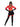 A woman stands confidently with hands on hips, dressed in the Disguise Womens Mrs. Incredible Deluxe Costume by Disguise—a striking red and black outfit featuring an “i” emblem on the chest, coordinating black mask, gloves, boots, and a skirt—making it the perfect standout choice for adult costume seekers against a white background.