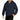 GINGTTO Men’s Corduroy Quarter-Zip Pullover Hoodie in navy blue, featuring a hood and a front kangaroo pocket.