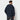 GINGTTO Men’s Corduroy Quarter-Zip Pullover Hoodie in navy blue, featuring a hood and a front kangaroo pocket.