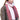 A person wears a Women’s Oversized Plaid Winter Blanket Scarf Pink, Black & Red in an oversized, fringed red, pink, and white plaid pattern over a textured corduroy quarter-zip pullover.
